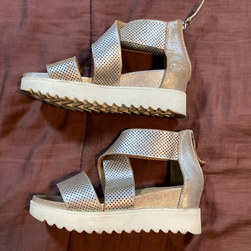 Wedged Sandals by Steven Brand.  GUC! - Picture 7 of 16